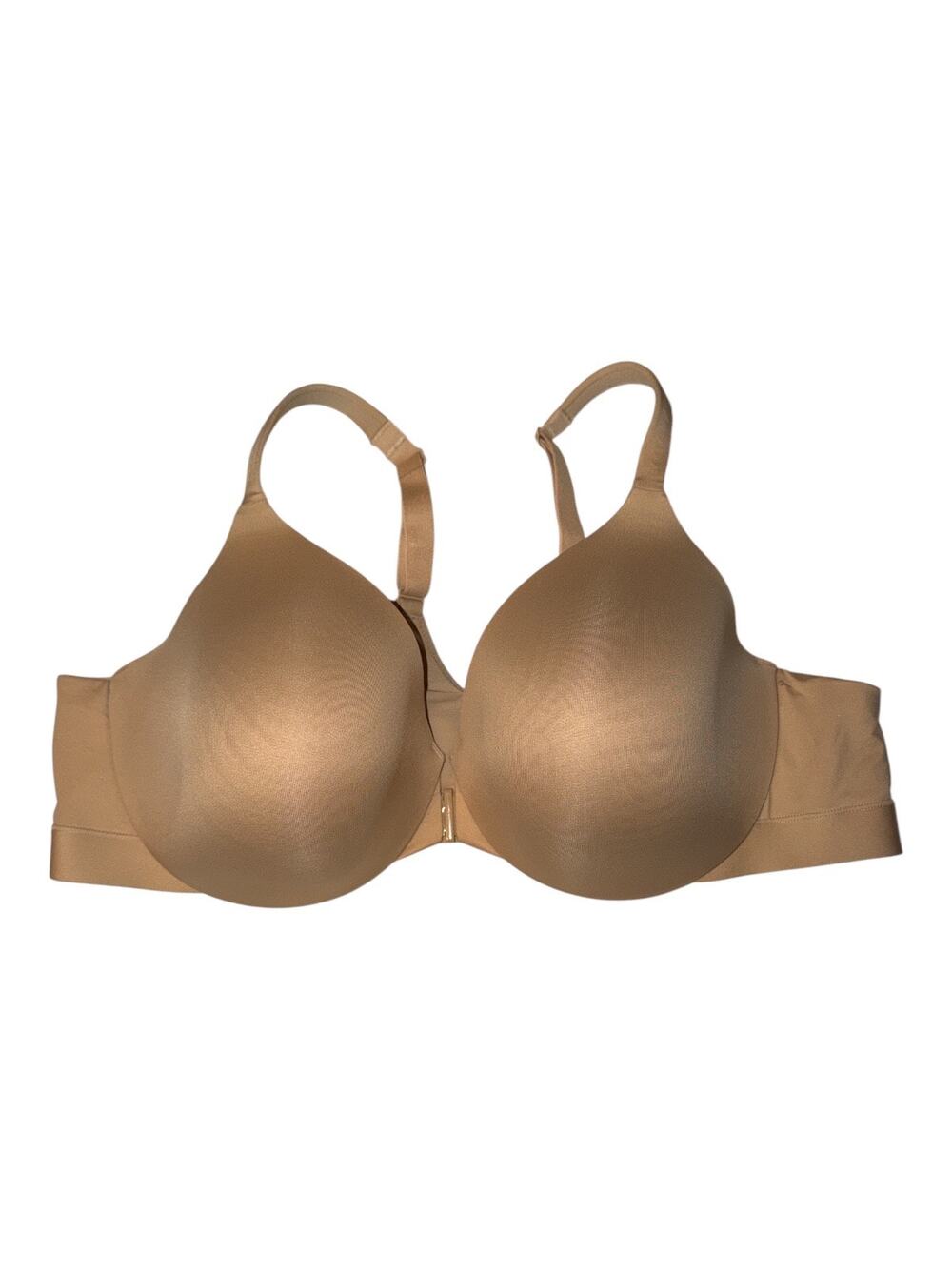 Cacique Women's Size 48C Nude Full Coverage Front Close Bra